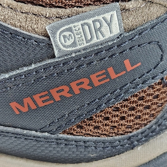 Merrell Outmost Vent Slate Black Suede Leather Hiking Boots Men's Size 8 - Picture 10 of 11